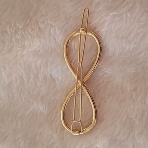 Infinity Barrette in Rose Gold, NWT, Taken out of Package for pictures only.